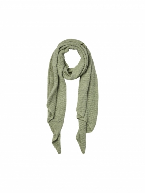 PCPYRON STRUCTURED LONG SCARF 267801 Swamp