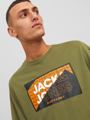 JCOLOGAN TEE SS CREW NECK AW23 176251 Olive Br