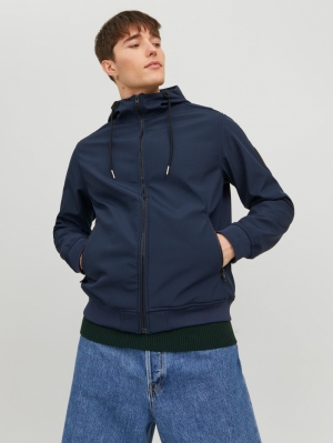 JJEBASIC SOFTSHELL HOOD NOOS 175876 Navy Bla