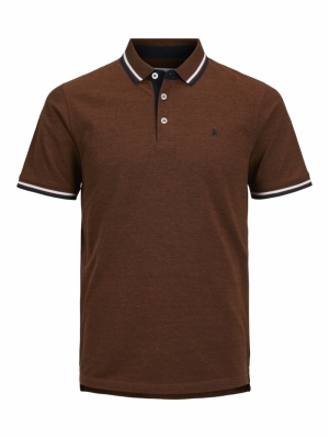 JJEPAULOS POLO SS NOOS 175688012 Mocha