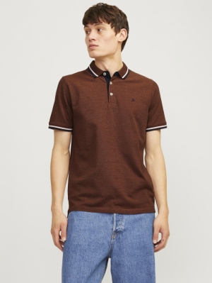 JJEPAULOS POLO SS NOOS 175688012 Mocha