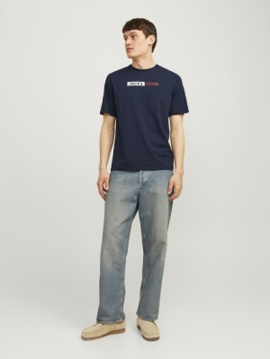 JJECORP LOGO TEE PLAY SS O-NEC 175876004 Navy