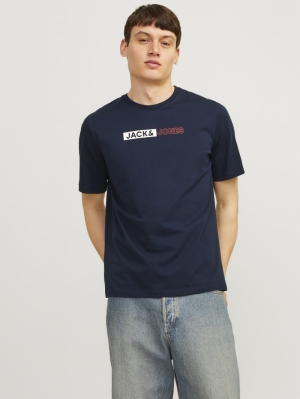 JJECORP LOGO TEE PLAY SS O-NEC 175876004 Navy