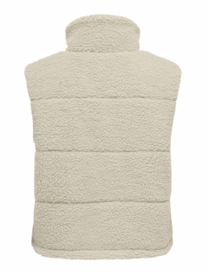 ONLSANDRA TEDDY WAISTCOAT LIFE 189959 Pumice S