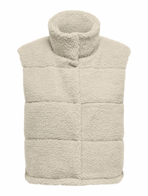 ONLSANDRA TEDDY WAISTCOAT LIFE 189959 Pumice S