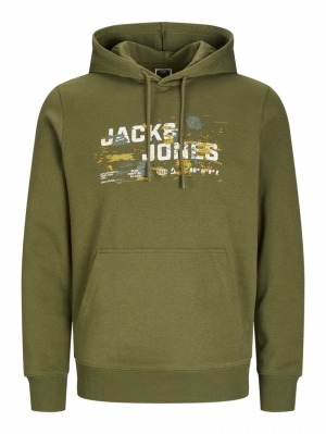 JCOOUTDOOR LOGO SWEAT HOOD SN 176453 Cypress