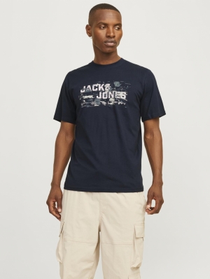 JCOOUTDOOR LOGO TEE SS CREW NE 175876 Navy Bla