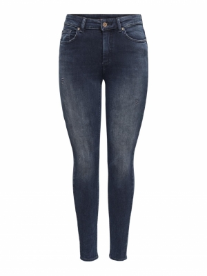 ONLBLUSH MID SKINNY DNM REA409 263995 Blue Bla