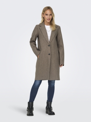 ONLCARRIE BONDED COAT OTW NOOS 193792003 Carib