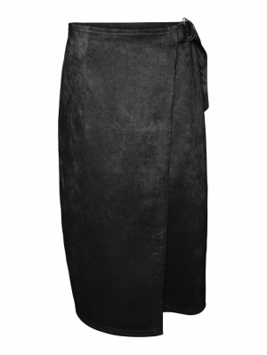 VMTHEA HW CALF SKIRT JRS GA 177868 Black