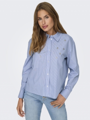 ONLESTA LS DETAIL SHIRT WVN 206573001 Light