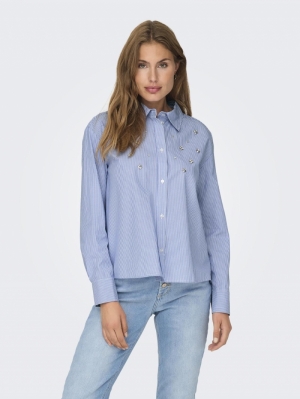 ONLESTA LS DETAIL SHIRT WVN 206573001 Light