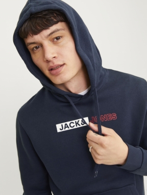 JJECORP LOGO SWEAT HOOD PLAY N 175876004 Navy