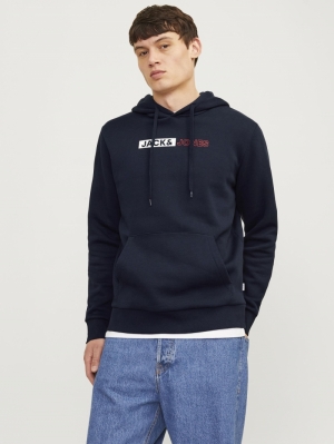 JJECORP LOGO SWEAT HOOD PLAY N 175876004 Navy