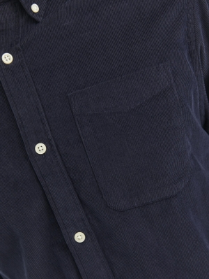 JJECLASSIC CORD SHIRT LS SN 175876 Navy Bla