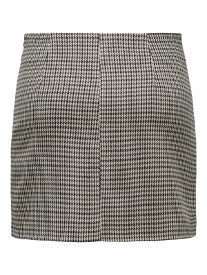 ONLELIZA-LETTIE HW CHECK SKIRT 177922001 Cloud