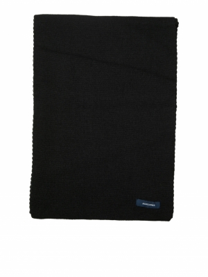 JACDNA KNIT SCARF NOOS 178012 Black