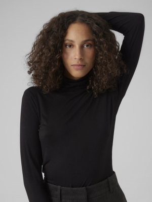 VMALBERTE LS ROLLNECK TOP JRS 177868 Black