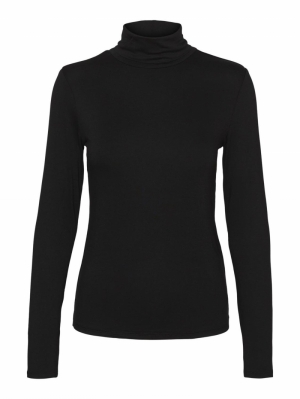 VMALBERTE LS ROLLNECK TOP JRS 177868 Black