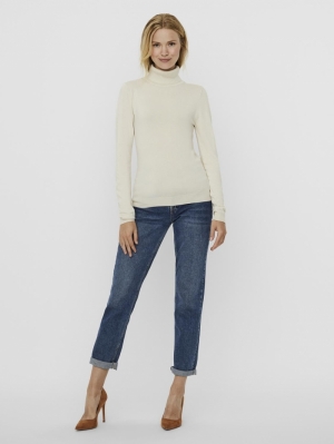 VMGLORY LS ROLLNECK BLOUSE GA 222913 Birch