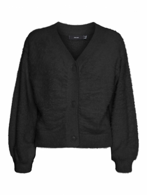 VMALINA LS V-NECK BUTTON CARDI 177868 Black