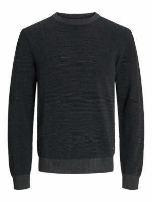 JJEGLOBE KNIT CREW NECK NOOS 179084 Dark Gre