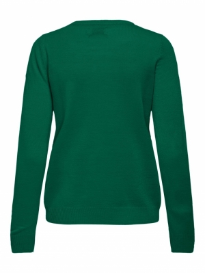 ONLXMAS LS O-NECK MIX DETAIL B 267815007 Green