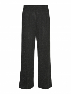 VMKANVA NW GLITTER WIDE PANT J 177868002 Black