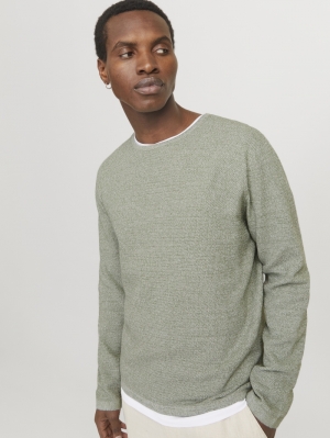 JJEGEORGE KNIT CREW NECK NOOS 176366001 Icebe