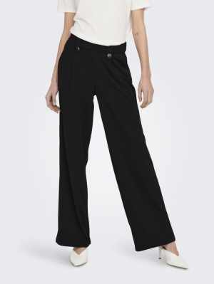 ONLSANIA BUTTON PANT JRS 177911 Black