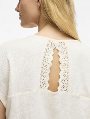 VISYMA V-NECK CAP SLEEVE TOP 177853 Birch