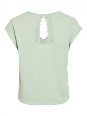 VISYMA V-NECK CAP SLEEVE TOP 301125 Silt Gre