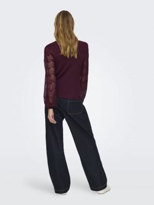 ONLANNELINA LS HIGHNECK KNT 188839 Winetast